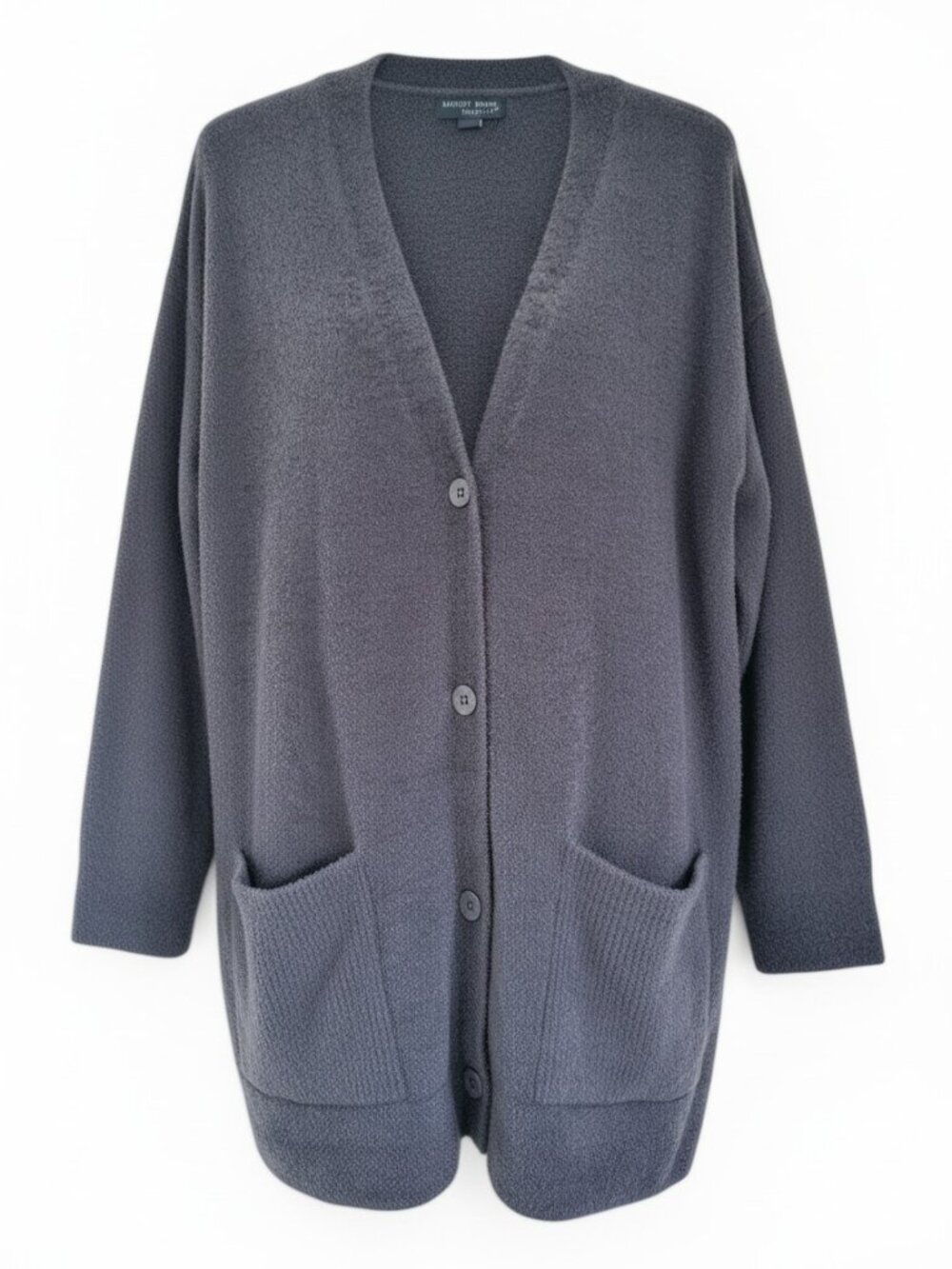 Barefoot Dreams CozyChic Button Front Cardigan Clean Girl Grandpa Lounge Staple